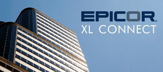 an image of Epicor headquarters along with the words Epicor XL Connect 7