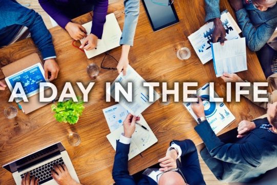 An image of a day in the life event taking place