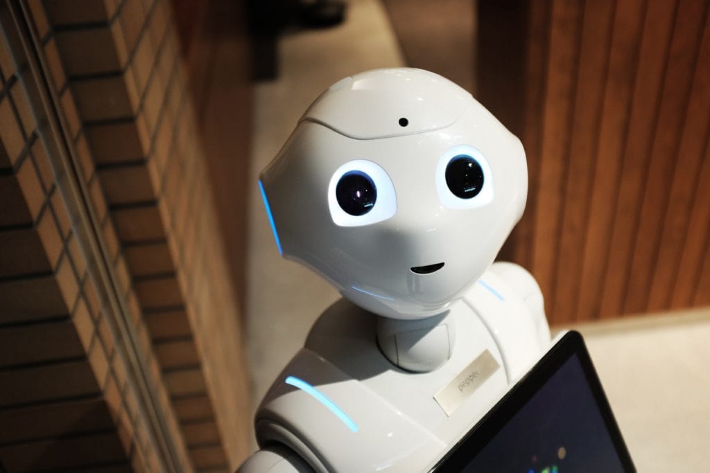 An image a personal robot as part of Industry 4.0 technologies.