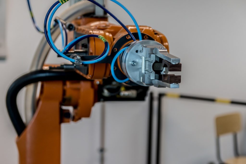 An image displaying how Robotics and root systems are a significant component of Industry 4.0 technologies.