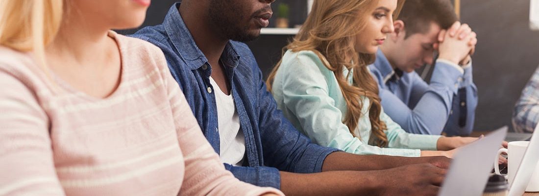 an image of a small business team during an erp implementation