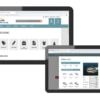 en image of the epicor dealer network portal being used on mobile devices