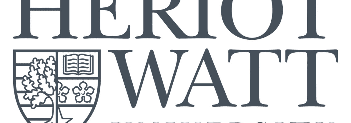 an image of the hariot-watt university logo, where the heriot-watt laser was developed