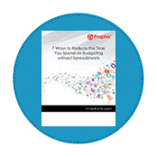 an image of the cover of the 7 ways to reduce time spent on budgeting whitepaper