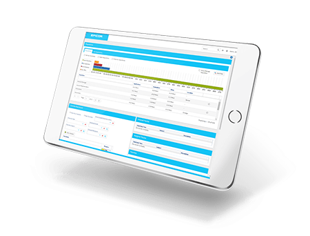 an image of Epicor HCM on a tablet as part of the complete epicor erp overview 
