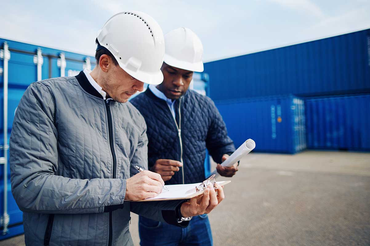 an image of shipping and receiving workers as part of ERP Supply Chain Management solutions