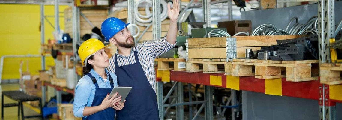 an image of warehouse workers conducting a full physical inventory, which can be avoided by following our cycle count continual process improvement workshop
