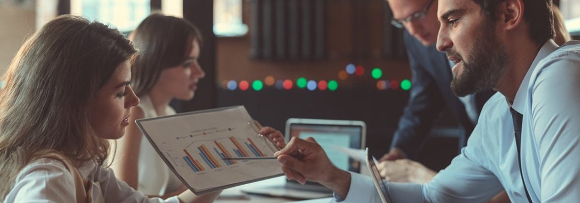 an image of professionals using ERP for start-ups