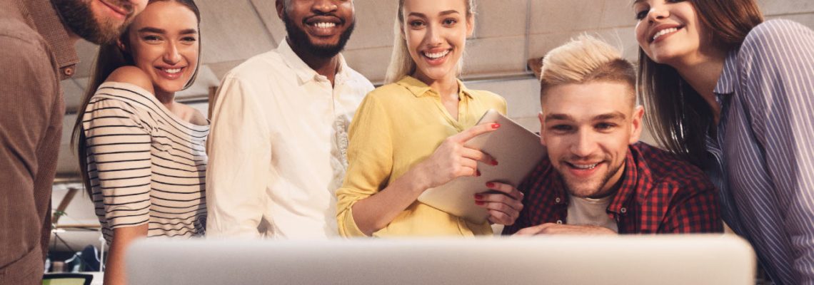 an image of managed services promotions being reviewed by a team