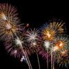 an image of encompass solutions 20th anniversary celebration with a fireworks display