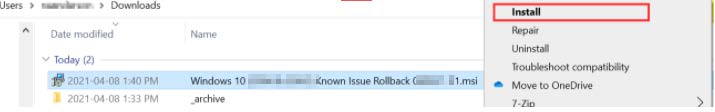 Epicor Preview Microsoft Fix Step 4